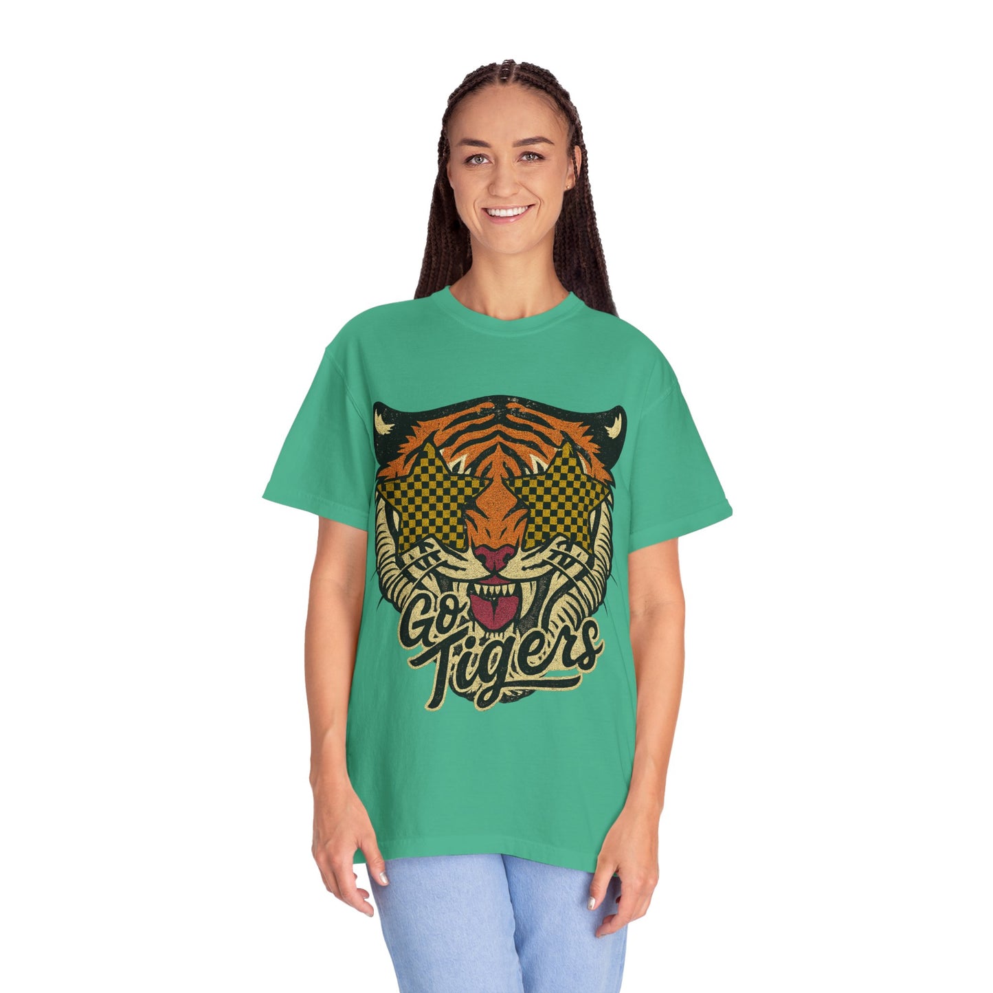 Bold Tiger Graphic Unisex T-Shirt - Go Tigers Design for Missouri Lovers