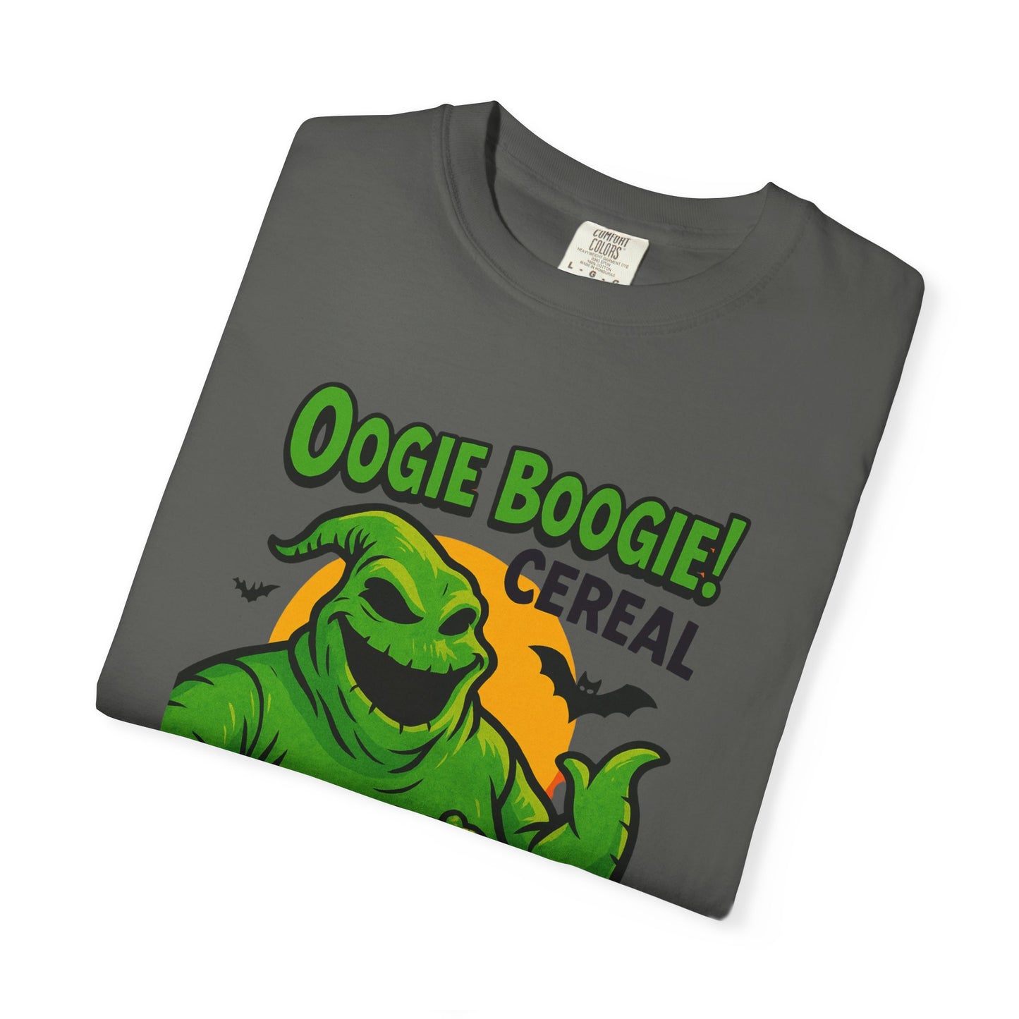 Oogie Boogie Cereal Unisex T-Shirt, Halloween Tee, Cartoon Apparel, Gifts for Fans, Unique Graphic Shirt, Spooky Style