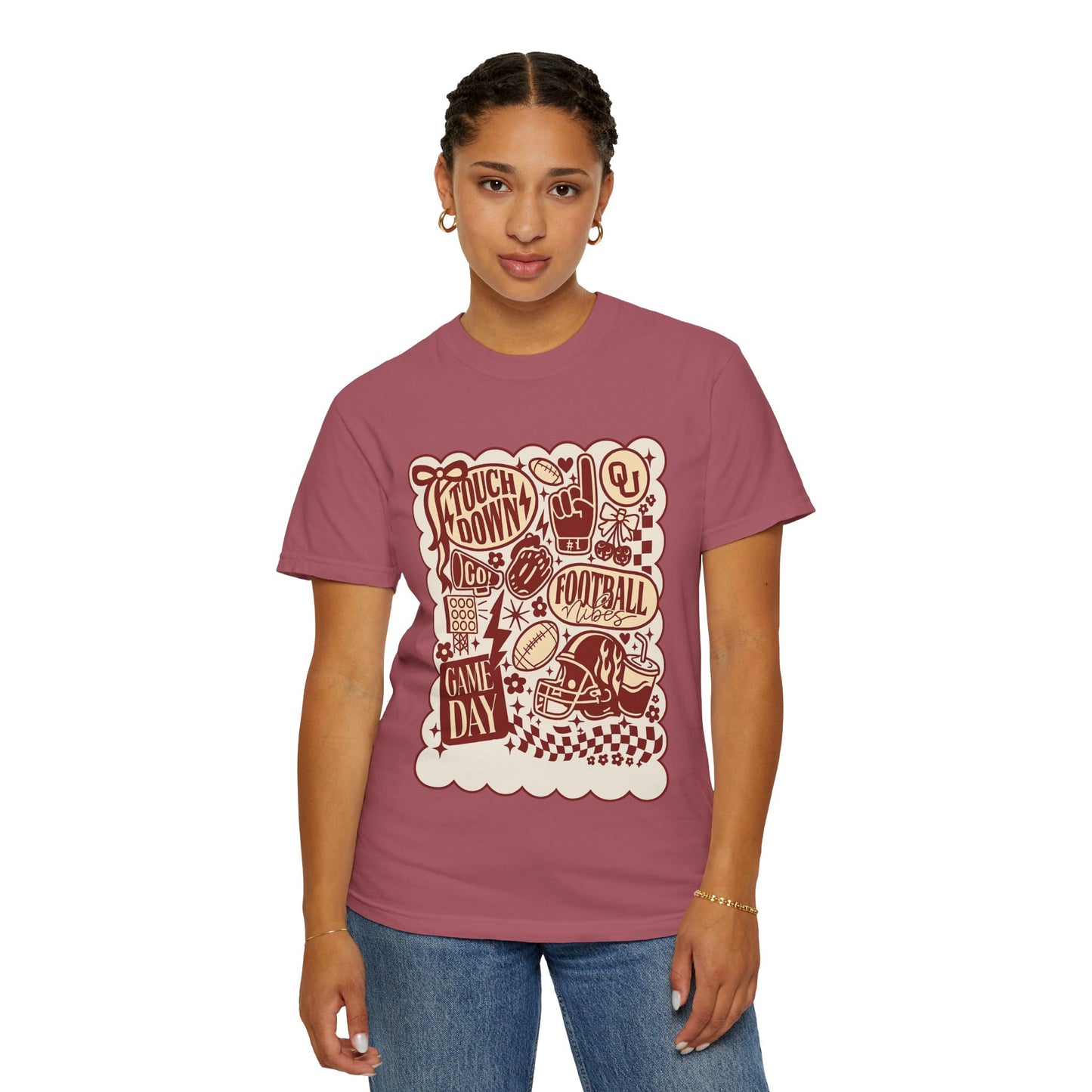 Touchdown Game Day Unisex T-shirt - Football Lover Tee, OkU Celebration