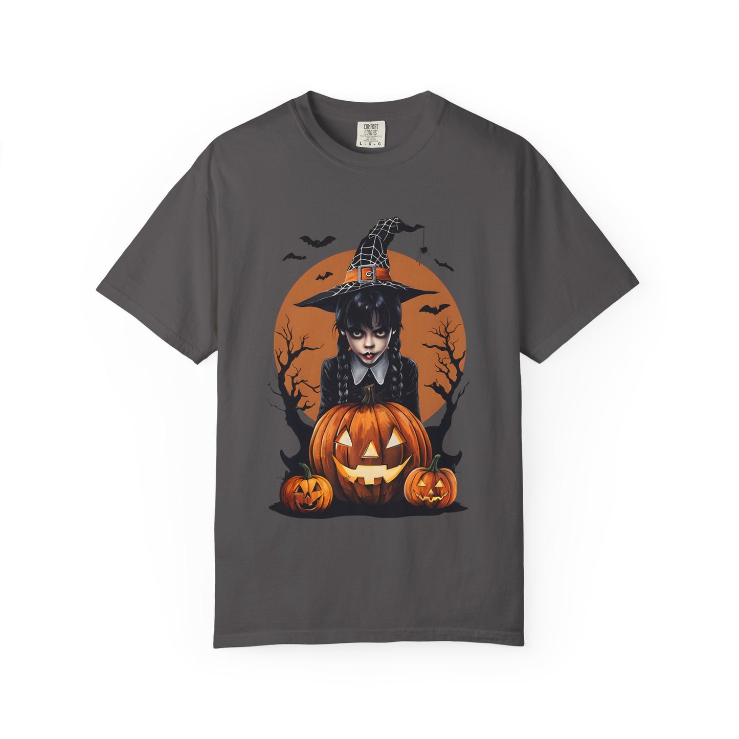 Halloween Witch Graphic Tee, Spooky Unisex T-Shirt, Pumpkin Halloween Costume, Fall Festive Apparel, Witchy Shirt for October