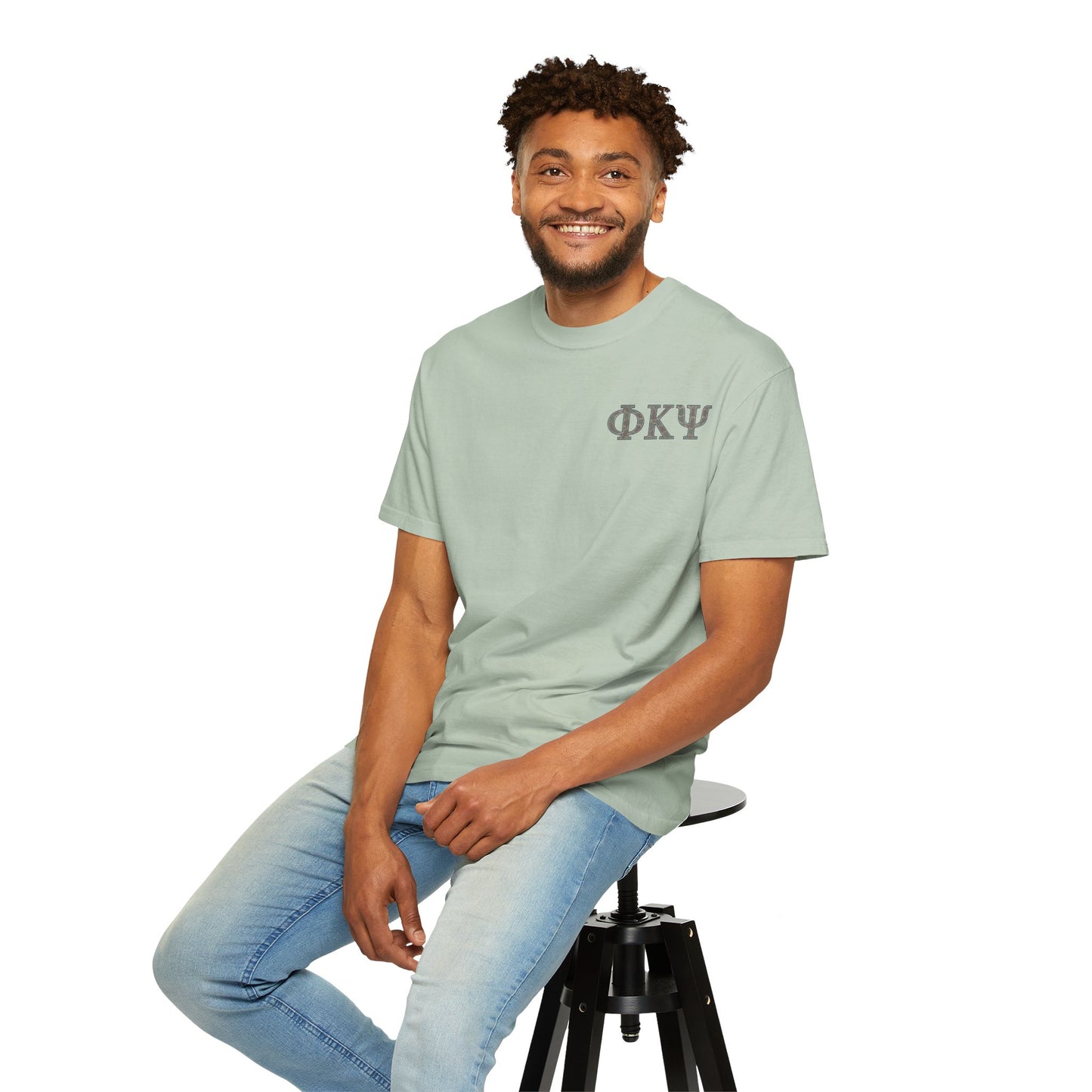 Unisex Garment-Dyed T-shirt with PiKappaPsi Design, Casual Tee, College Apparel, Greek Life Shirt, Unique Gift, Brotherhood T-shirt