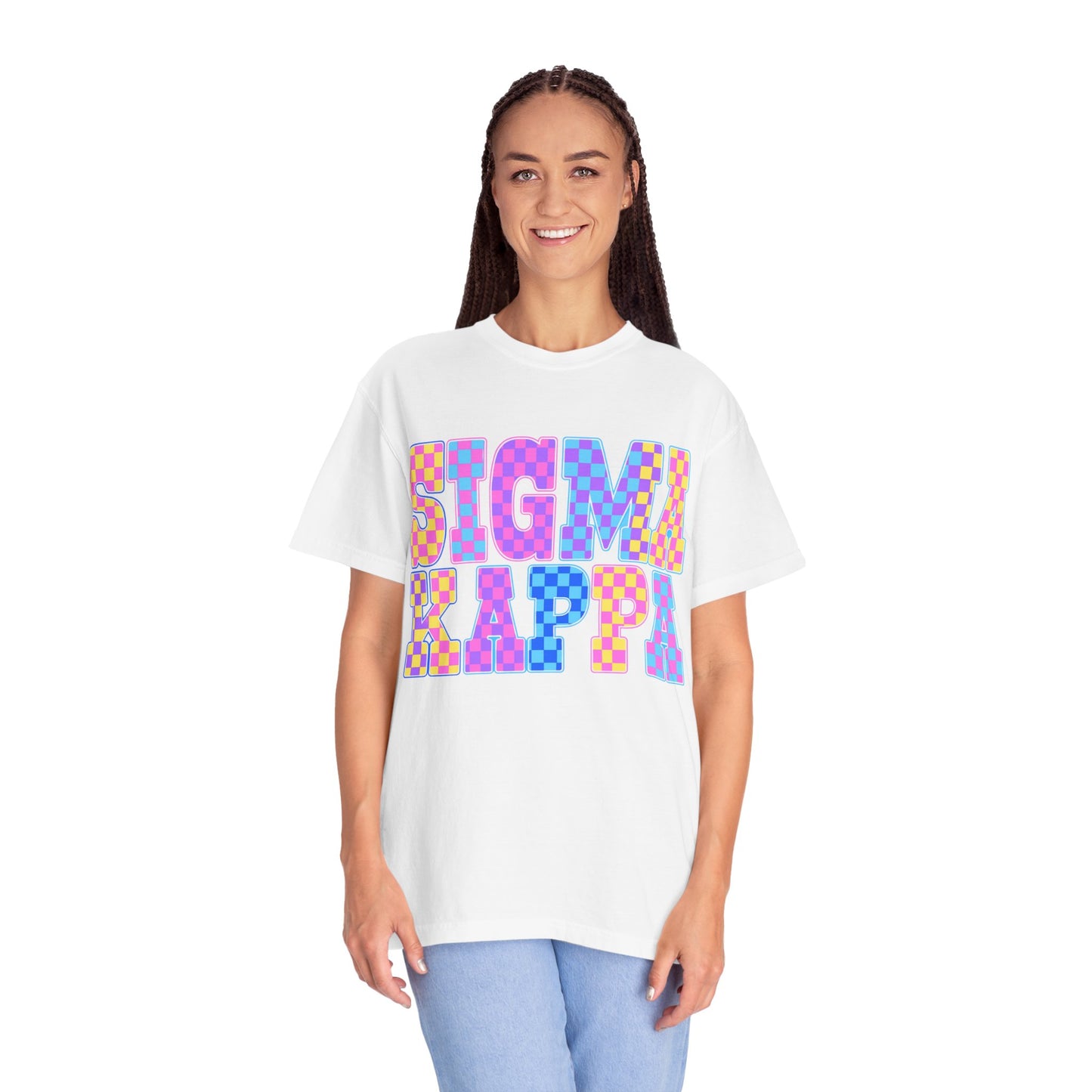 Colorful SigmaKappa T-Shirt - Unisex Garment-Dyed