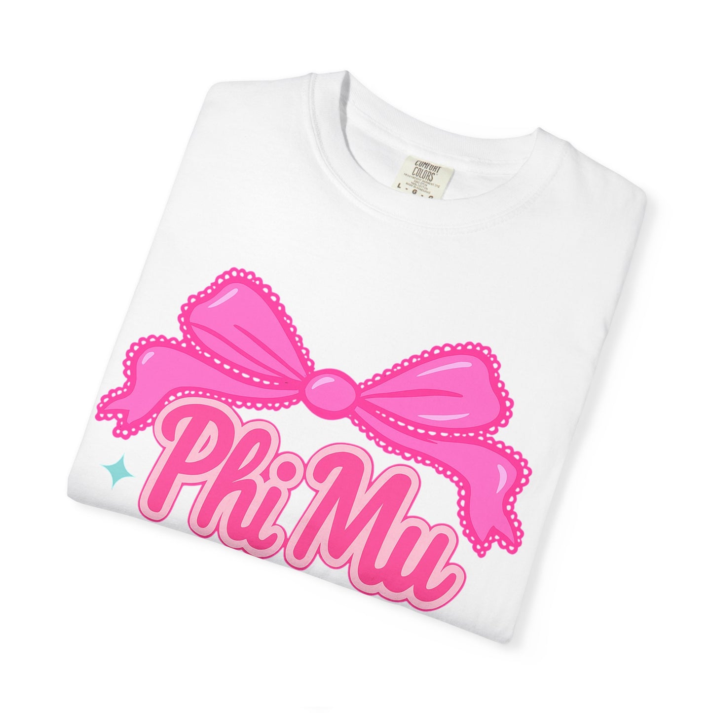 PhiMu Bow Pink Sorority T-Shirt