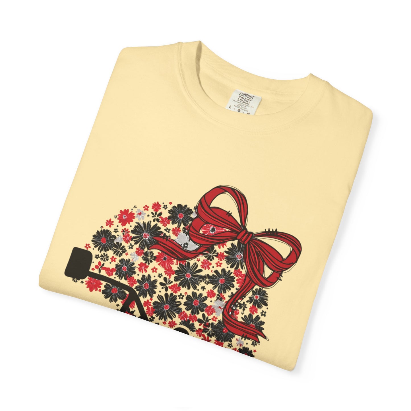Floral Game Day T-Shirt for Fans, Unisex Apparel, Sports Tee for Tailgating, Perfect for Football Season, Gift for Team Supporters