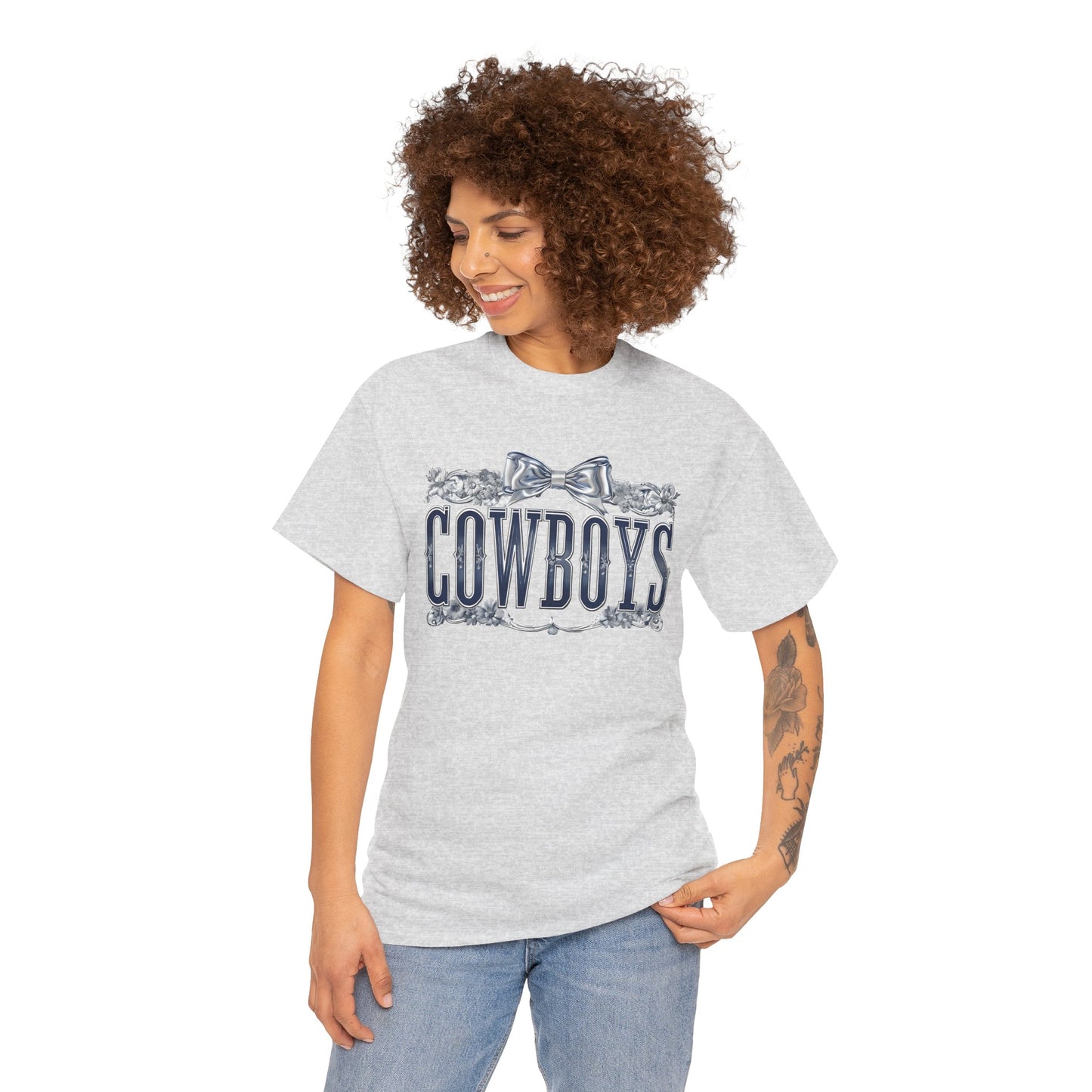 Cowboys Graphic Tee, Unisex Heavy Cotton Tee, Western Wear, Country Music Shirt, Rodeo Style T-Shirt, Gift for Cowboy Fans