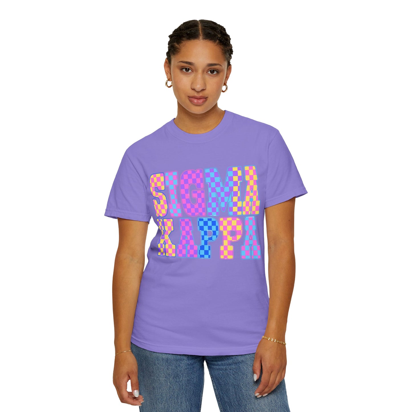 Colorful SigmaKappa T-Shirt - Unisex Garment-Dyed