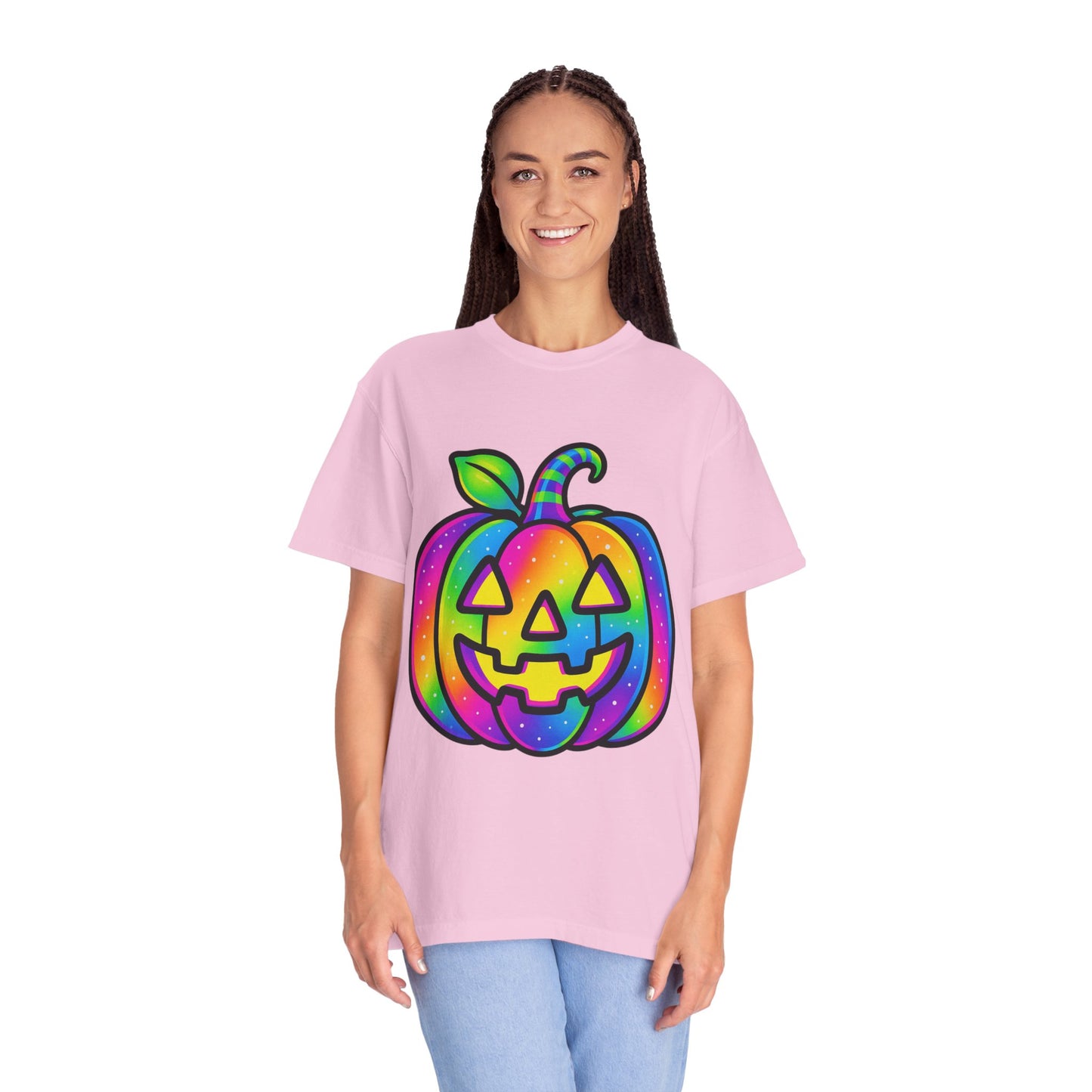 Colorful Pumpkin T-shirt for Halloween