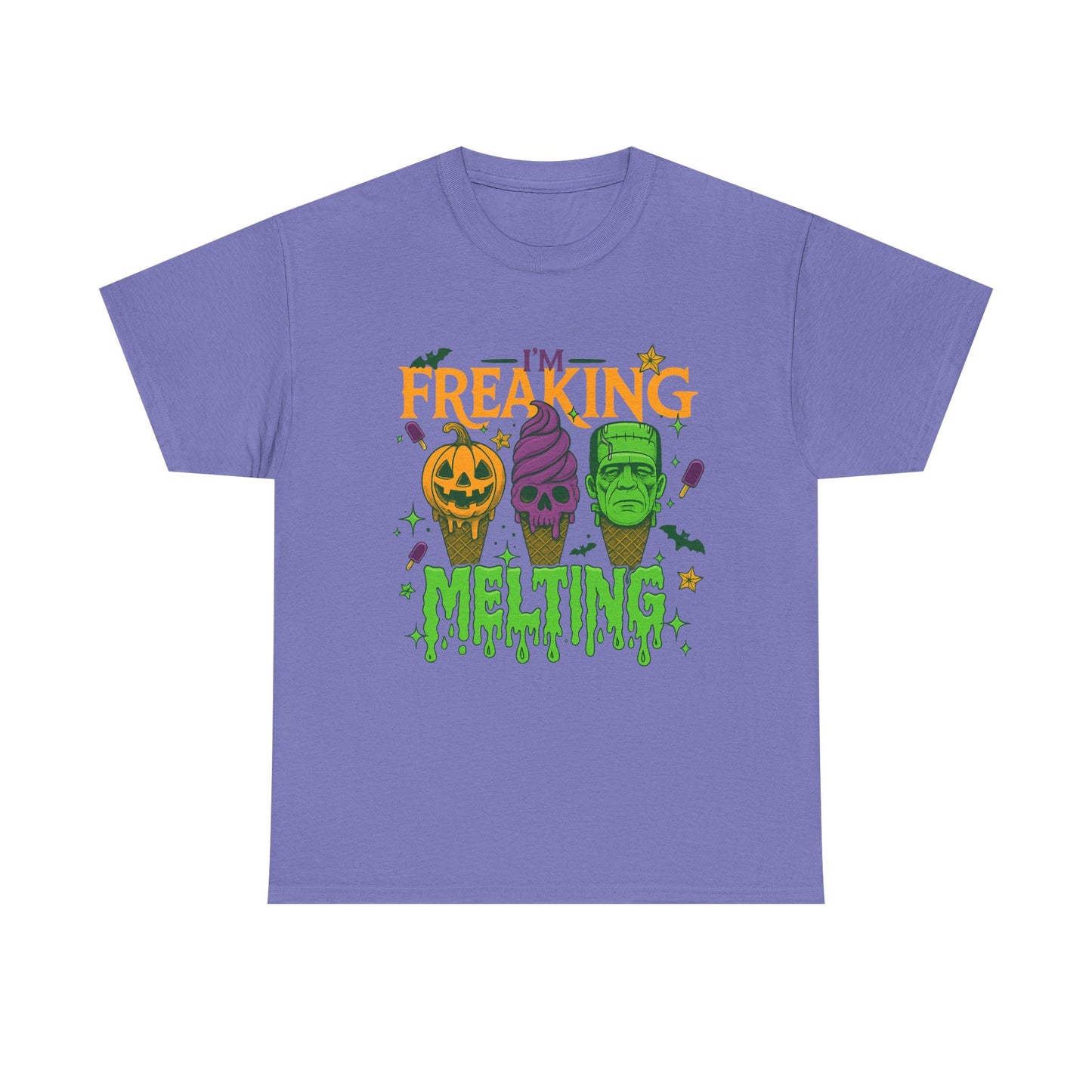 Halloween Unisex Heavy Cotton Tee, Fun Fall Shirt, Halloween Costume Top, Spooky Party Tee, Trick or Treat Apparel