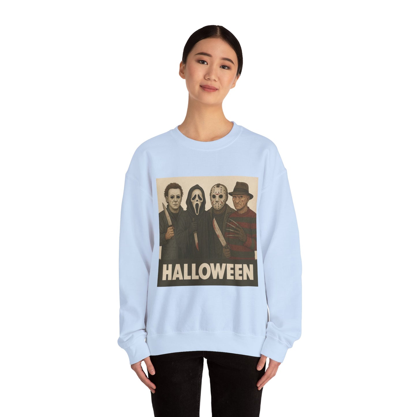 Spooky Movie Crewneck Sweatshirt - Halloween Horror Apparel