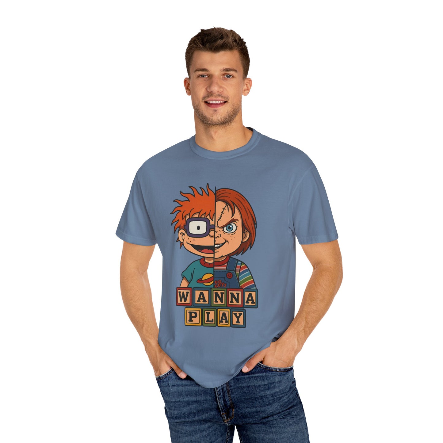 Two Faced Halloween Chucky-Inspired Unisex T-Shirt