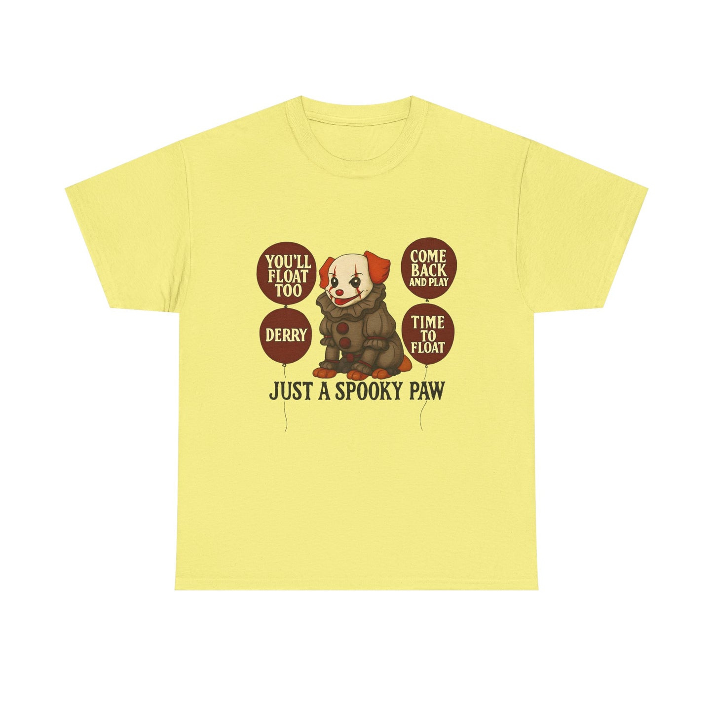 Spooky Dog Tee Clown Pup Pennywise