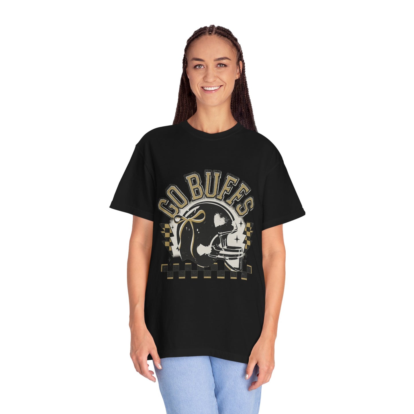 Vintage Sports Fan T-Shirt - Go Buffs Graphic Tee