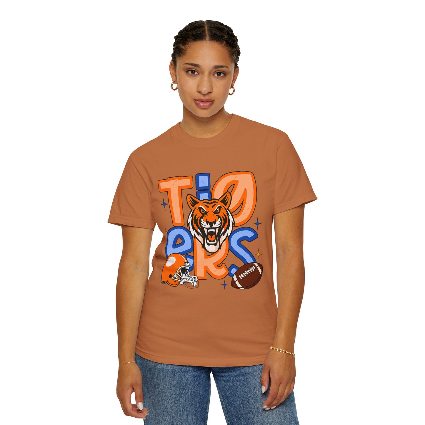 Tigers Unisex Garment-Dyed T-Shirt