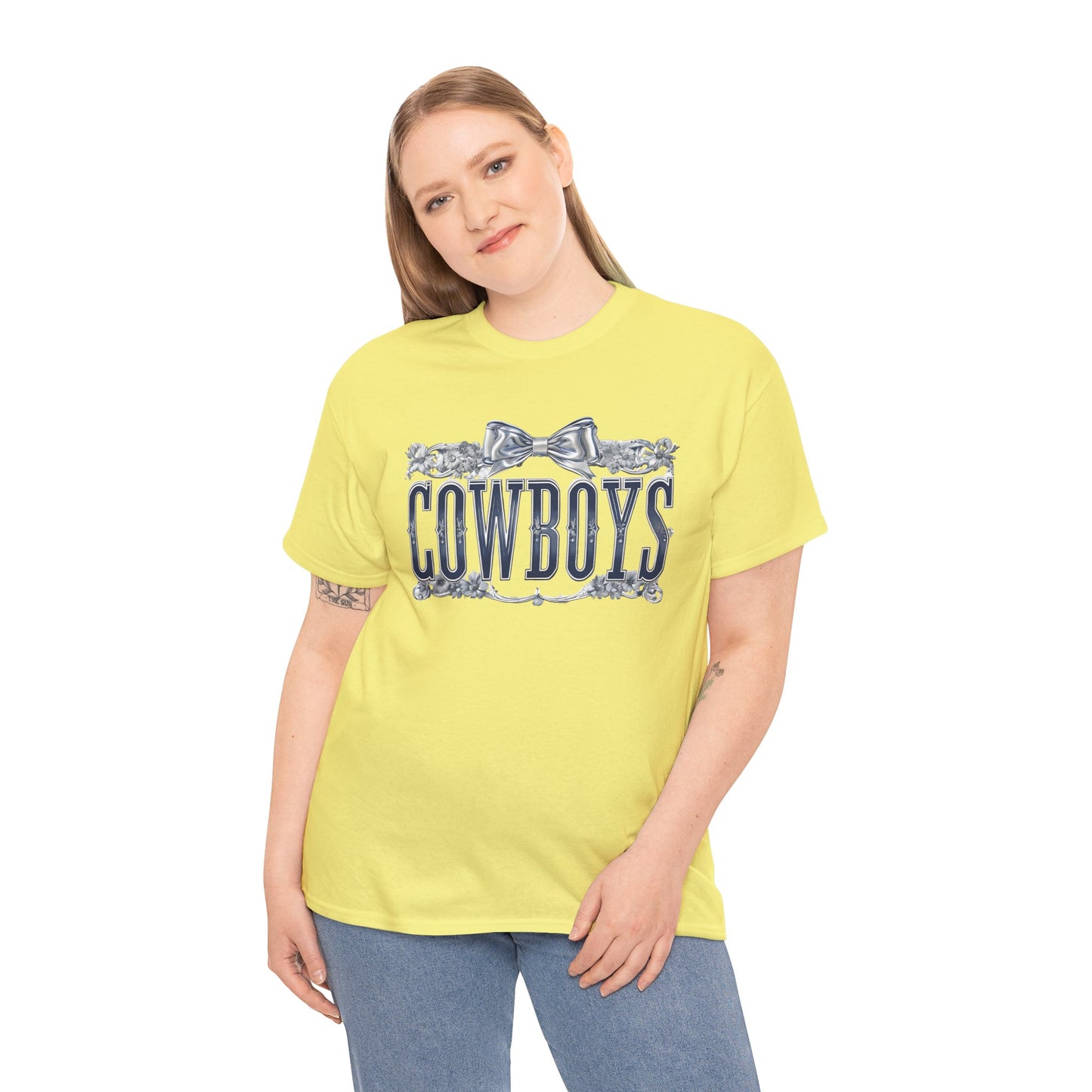 Cowboys Graphic Tee, Unisex Heavy Cotton Tee, Western Wear, Country Music Shirt, Rodeo Style T-Shirt, Gift for Cowboy Fans