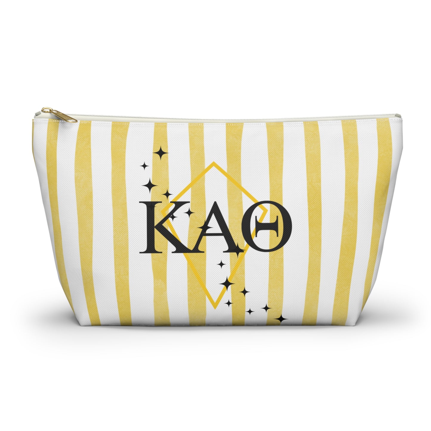 Kappa Alpha Theta Chic Accessory Pouch for Everyday Essentials, Personalized Makeup Bag, Travel Organizing Case, Gifts for Her, Stylish Storage Solution