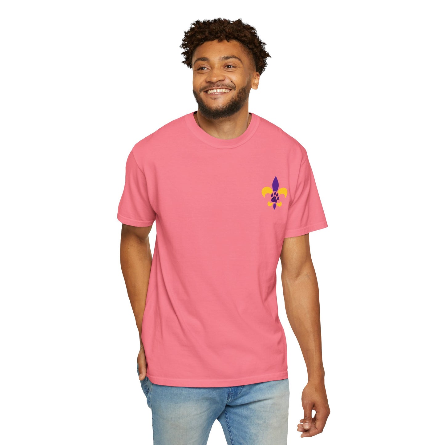 Baton Rouge Spirit T-Shirt - Unisex Garment-Dyed Tee for Game Day, College Football, Mardi Gras, Team Pride, Casual Wear