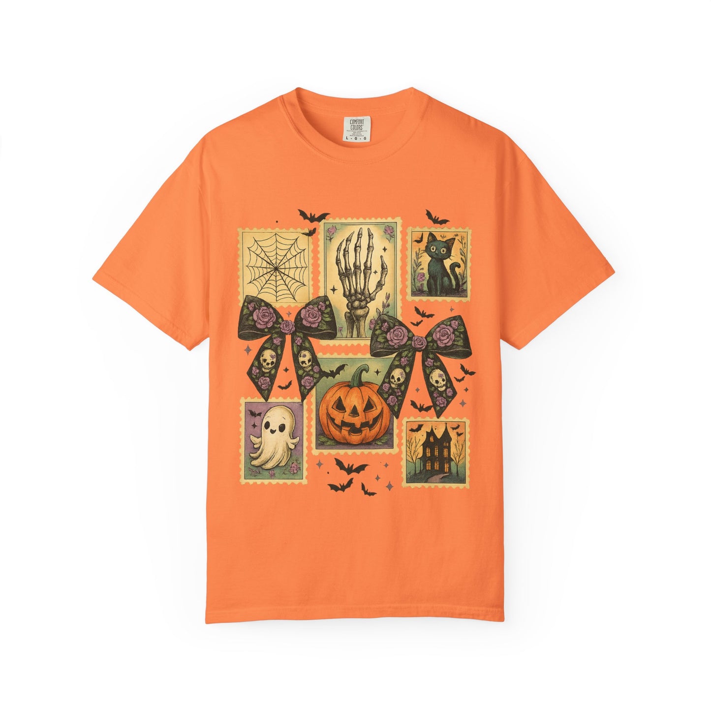 Halloween-Themed Unisex T-Shirt - Spooky Vibes for Fall Celebrations, Ghost Lovers Gift, Costume Party Essential, Cozy Autumn Tee