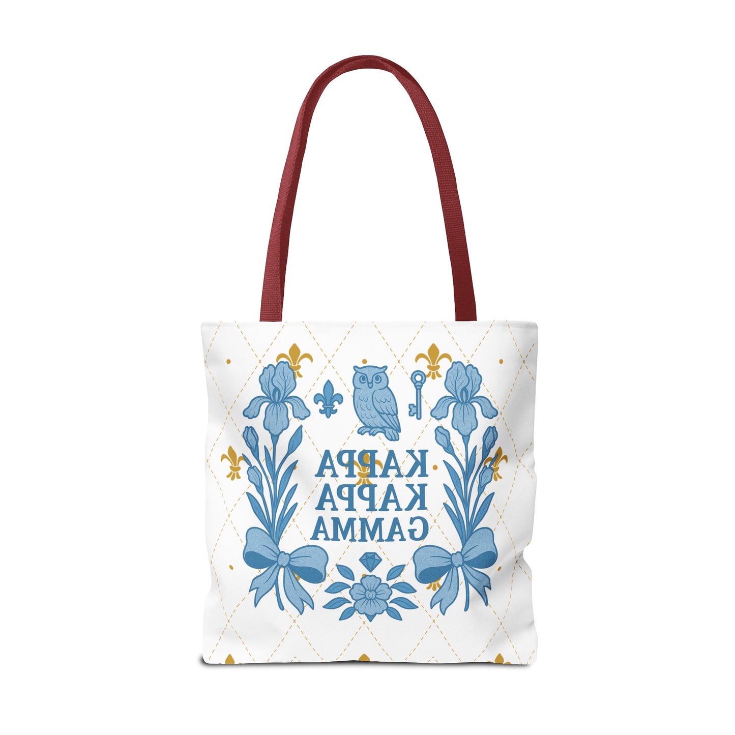 Floral KKG Sorority Tote Bag | College Student Gift, Event Tote
