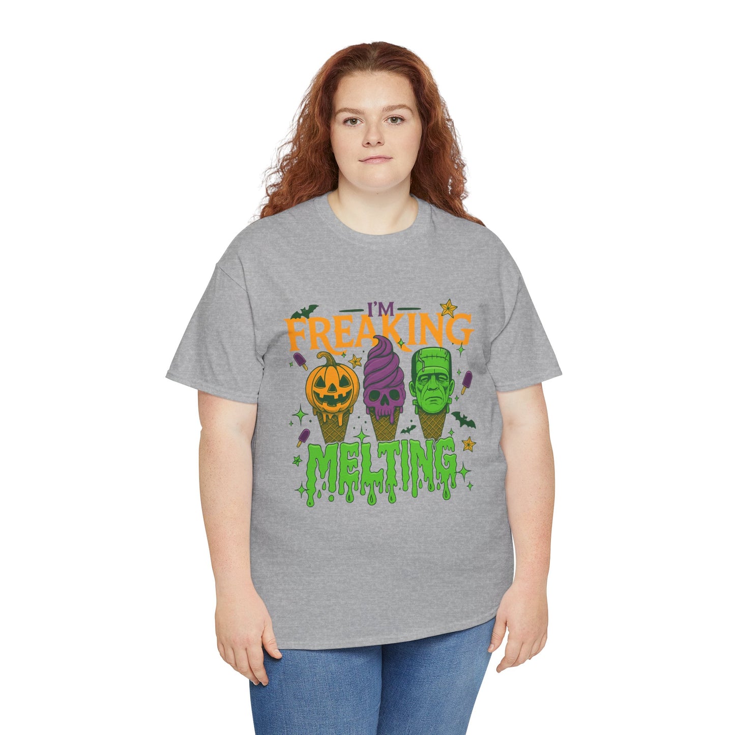 Halloween Unisex Heavy Cotton Tee, Fun Fall Shirt, Halloween Costume Top, Spooky Party Tee, Trick or Treat Apparel