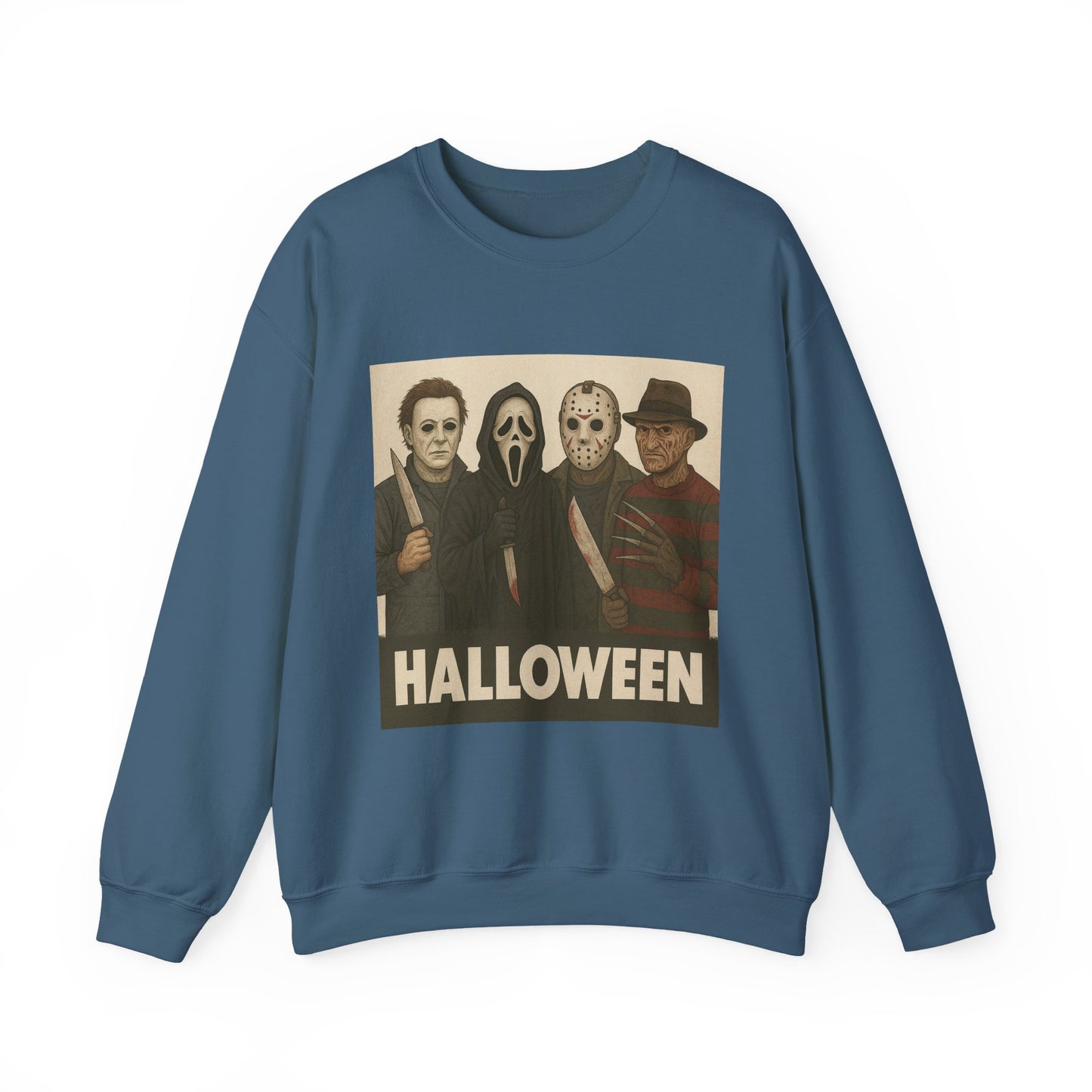 Spooky Movie Crewneck Sweatshirt - Halloween Horror Apparel