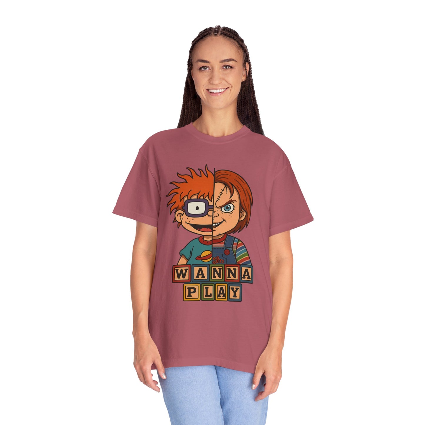 Two Faced Halloween Chucky-Inspired Unisex T-Shirt