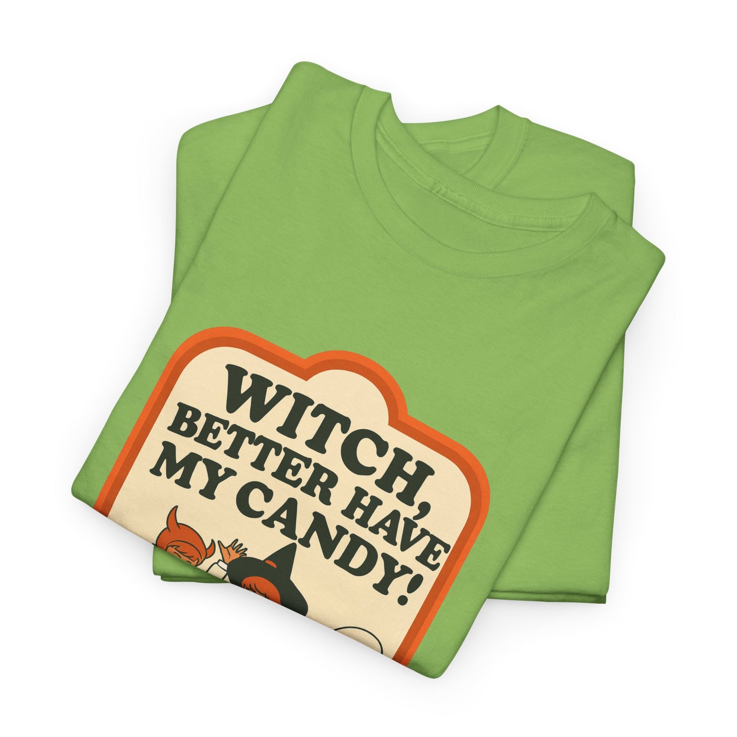 Halloween Witch Candy Tee - Unisex Cotton Shirt