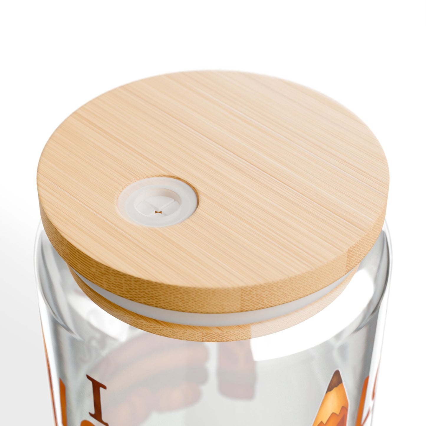 Sipper Glass, 16oz, I Love to Teach, Teacher Gift, Fall Vibes, Back to School, Inspirational Drinkware, Cute Classroom Accessories