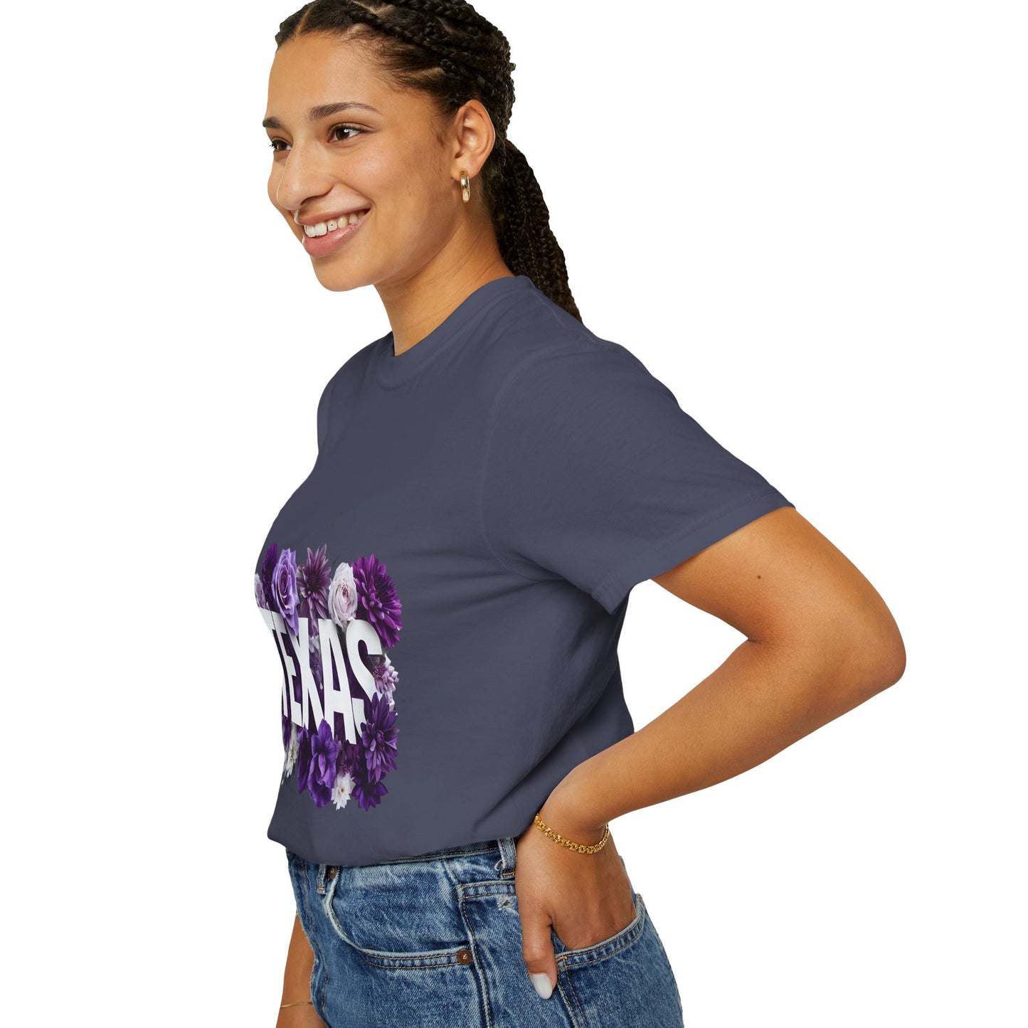 Texas Floral T-Shirt, Unisex Aesthetic Tee, Summer Outfit, Gift for Texan, Casual Style Shirt, Travel Souvenir Shirt