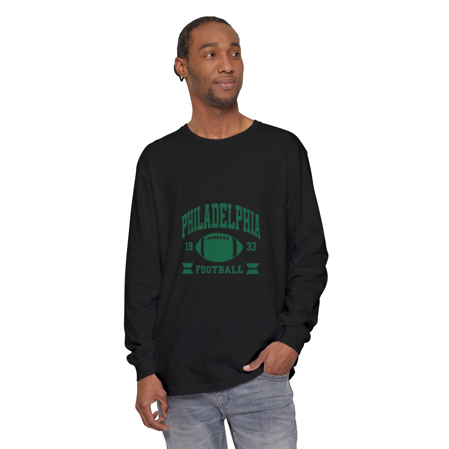 Vintage Philadelphia Football Long Sleeve T-Shirt