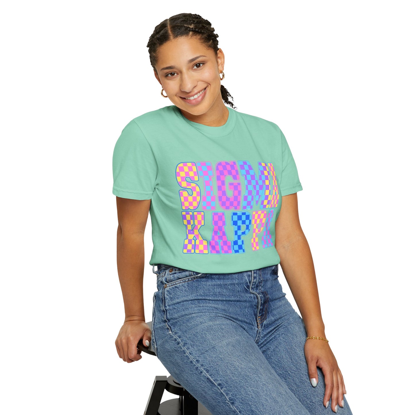 Colorful SigmaKappa T-Shirt - Unisex Garment-Dyed