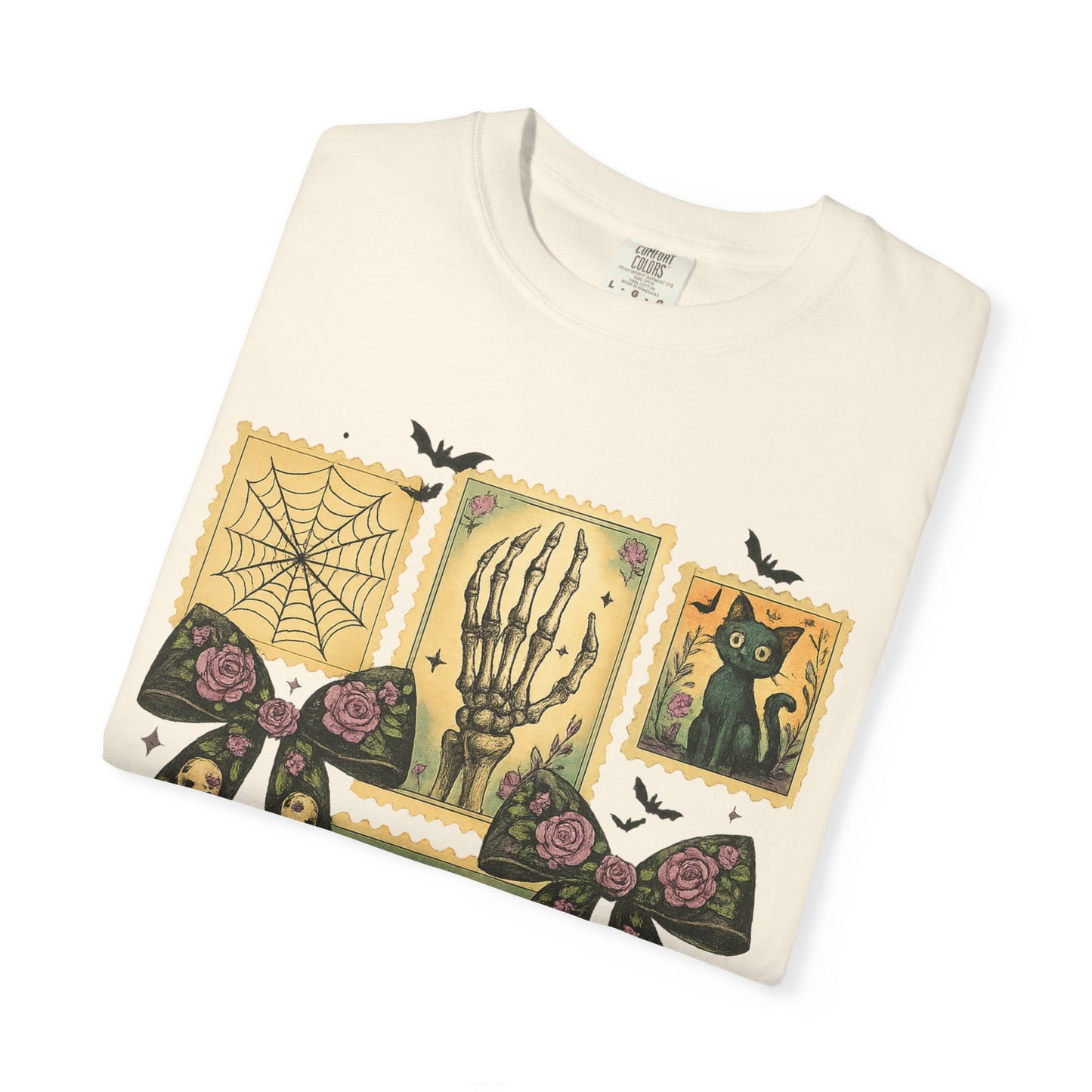 Halloween-Themed Unisex T-Shirt - Spooky Vibes for Fall Celebrations, Ghost Lovers Gift, Costume Party Essential, Cozy Autumn Tee