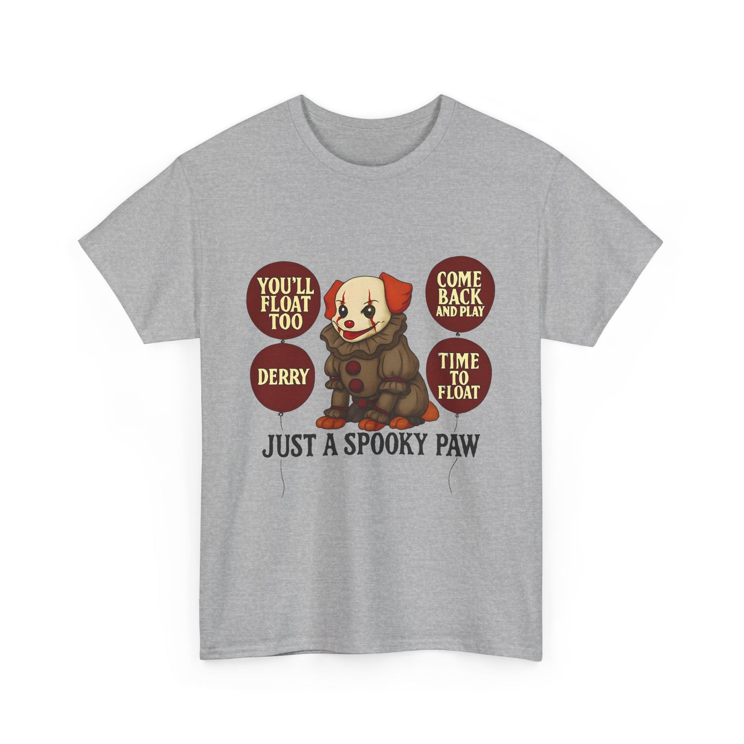 Spooky Dog Tee Clown Pup Pennywise