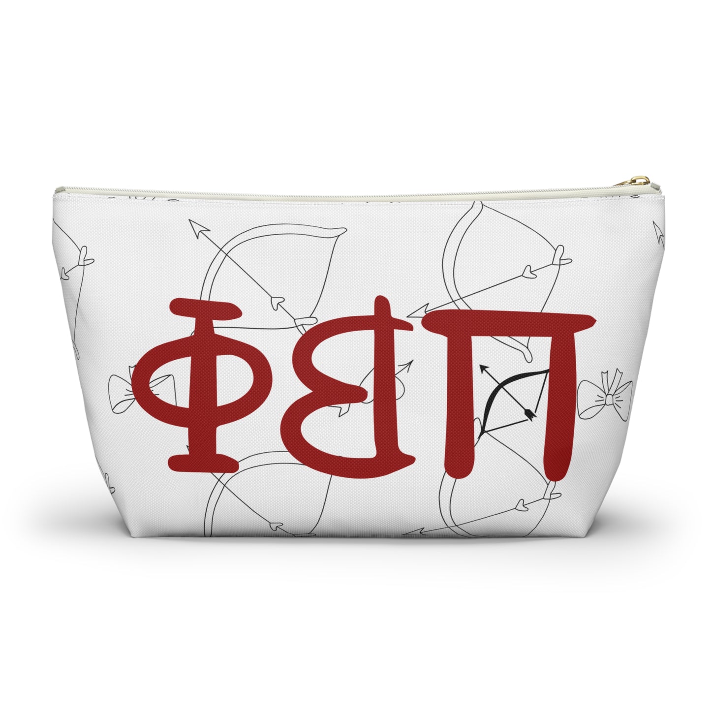 Pi Beta Phi Stylish Accessory Pouch, Personalized Cosmetic Bag, Ideal Gift for Friends, Perfect for School, Travel & Organization