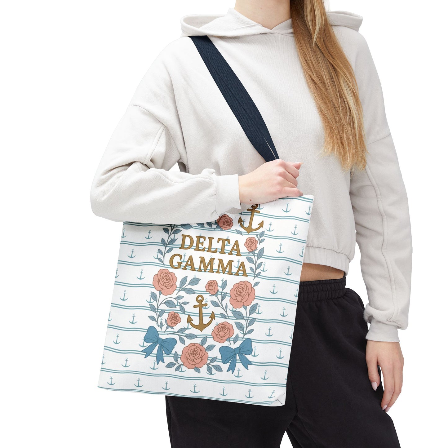 Floral Tote Bag - Delta Gamma Sisterhood Gift