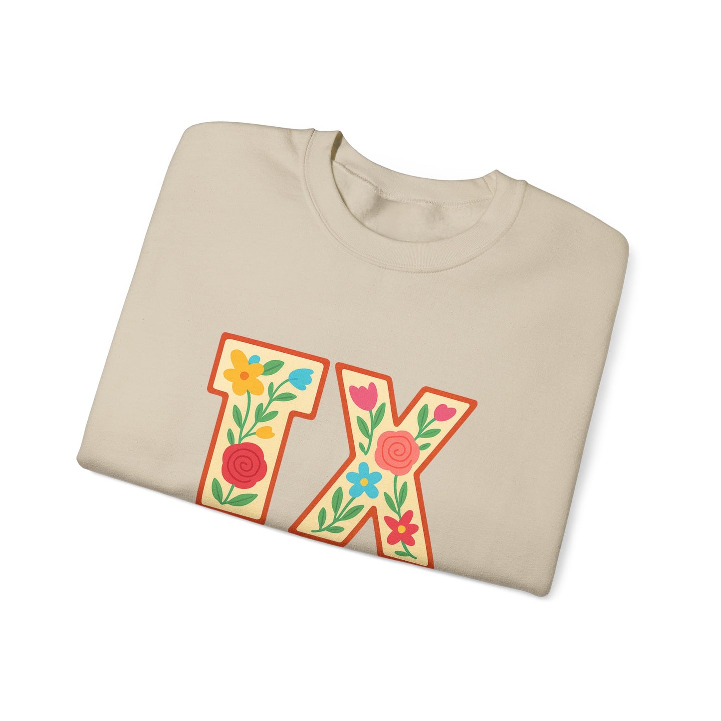 TX Hook'em Unisex Crewneck Sweatshirt | Cozy Texas Pride Apparel, Perfect for Game Day, Casual Outfits, Gifting