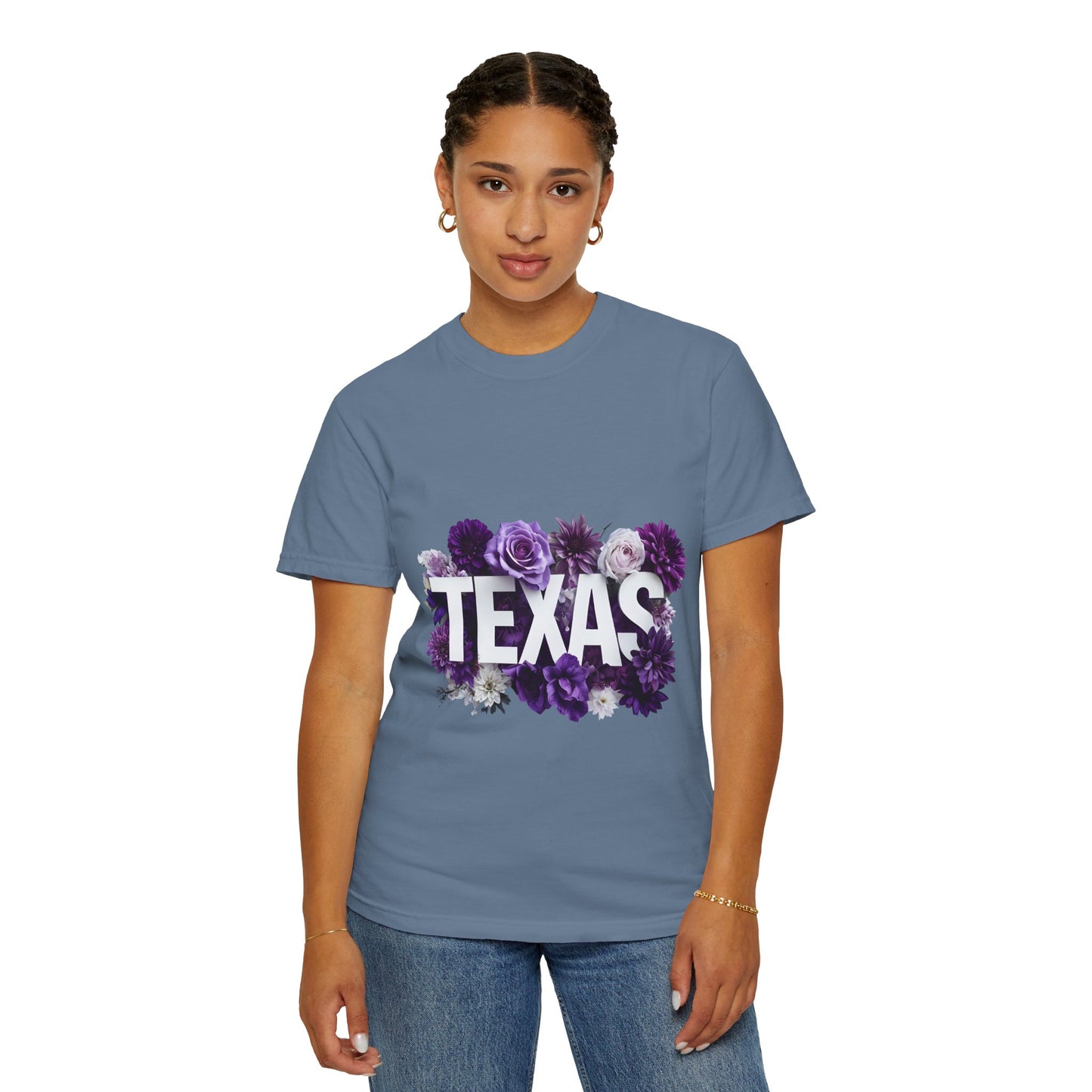 Texas Floral T-Shirt, Unisex Aesthetic Tee, Summer Outfit, Gift for Texan, Casual Style Shirt, Travel Souvenir Shirt
