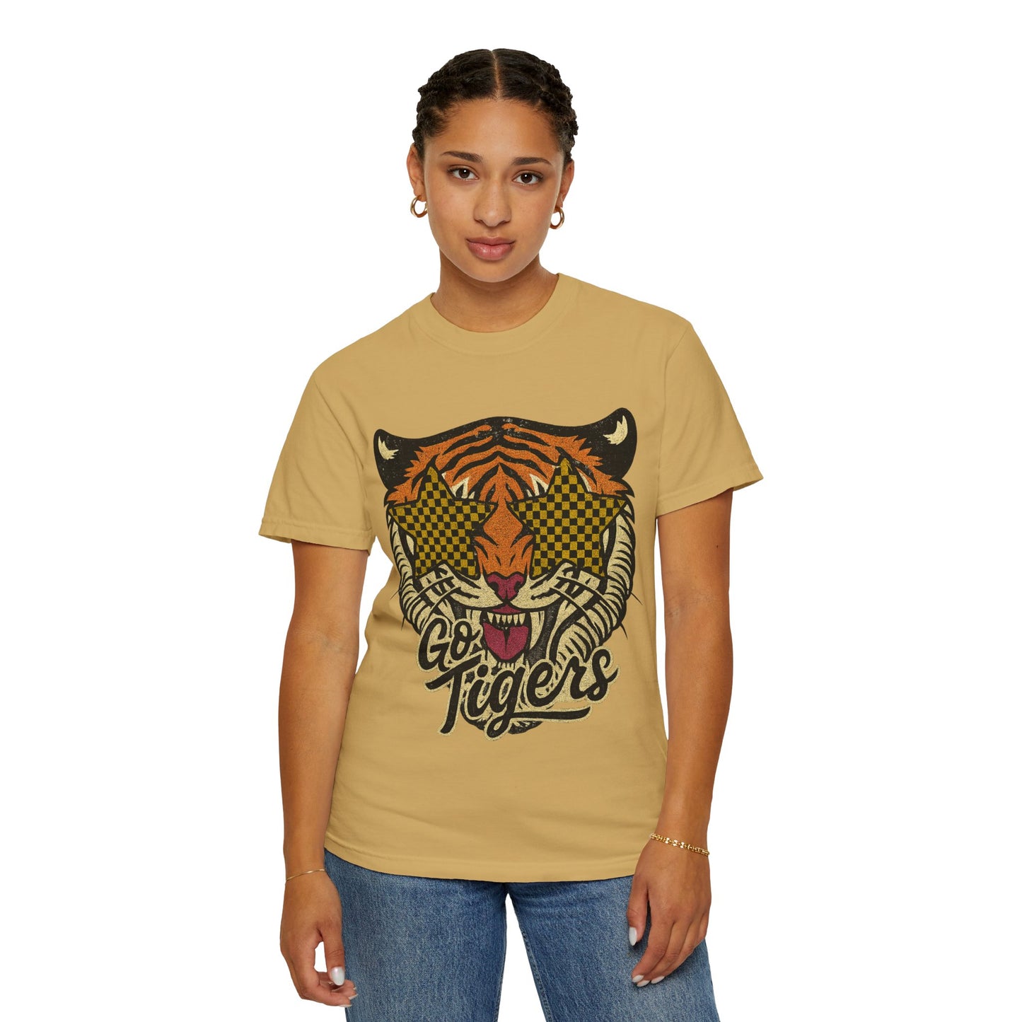 Bold Tiger Graphic Unisex T-Shirt - Go Tigers Design for Missouri Lovers