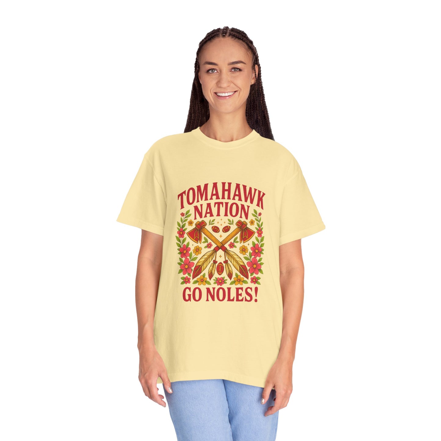 Tomahawk Nation Unisex T-shirt | Go Noles Vintage Style Tee, Perfect for Game Day, College Spirit Wear, Football Fans, Sports Apparel