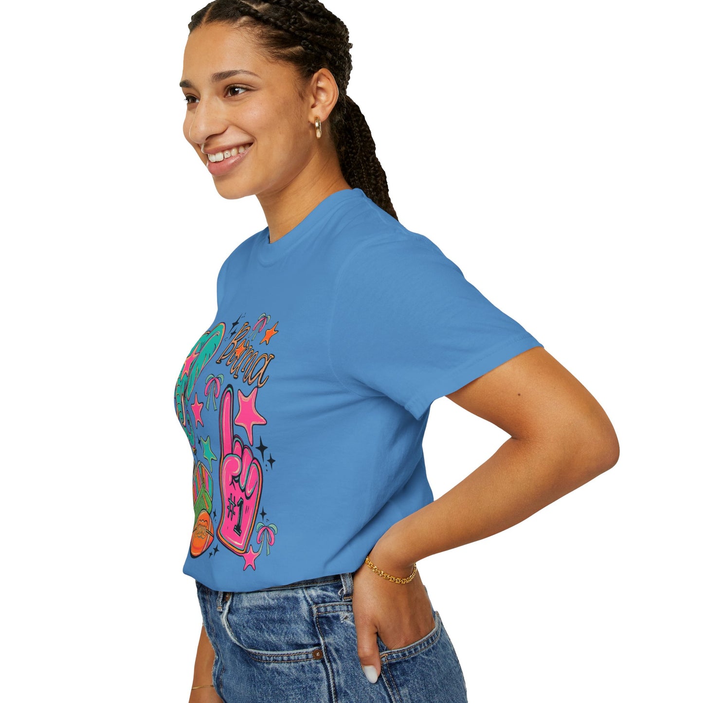 Preppy Neon Elephant Fan T-Shirt