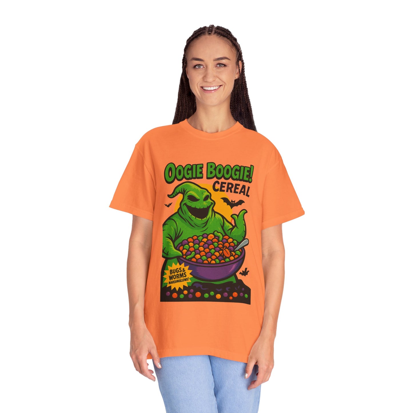 Oogie Boogie Cereal Unisex T-Shirt, Halloween Tee, Cartoon Apparel, Gifts for Fans, Unique Graphic Shirt, Spooky Style