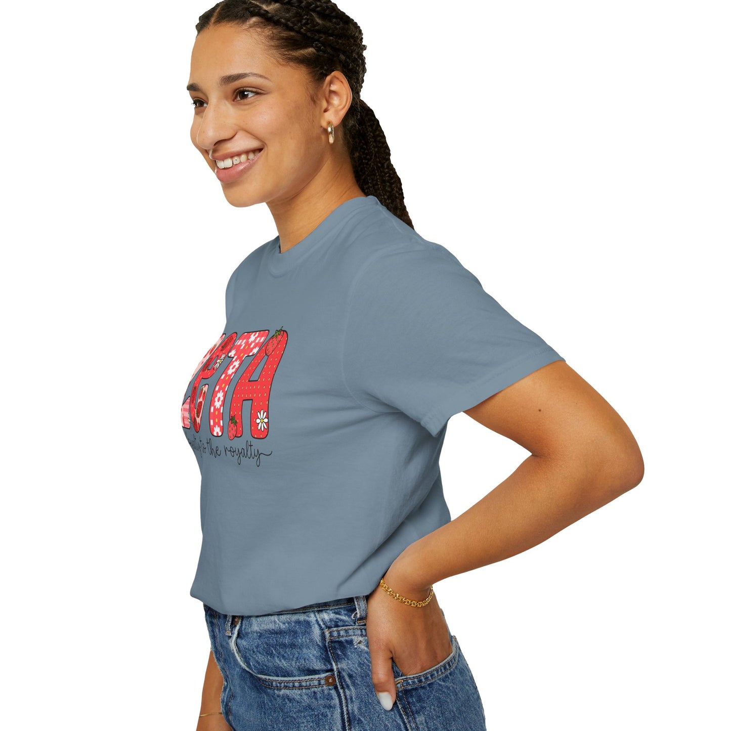 ZTALoyalty T-Shirt, Unisex Garment-Dyed Tee, Perfect for Sorority Events, Greek Life Apparel, Custom Festive Shirt, Everyday Casual Wear
