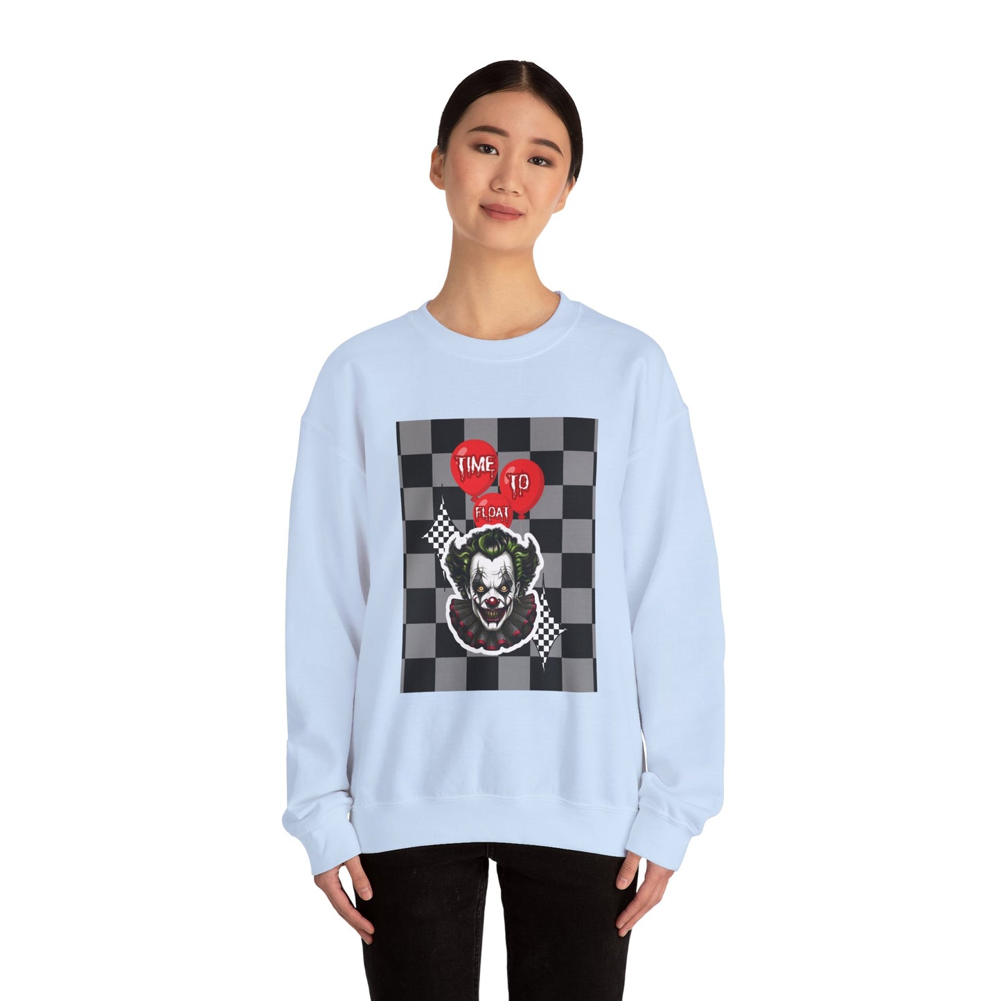 Horror Fan Crewneck Sweatshirt - Time To Float, Love It Or Leave It