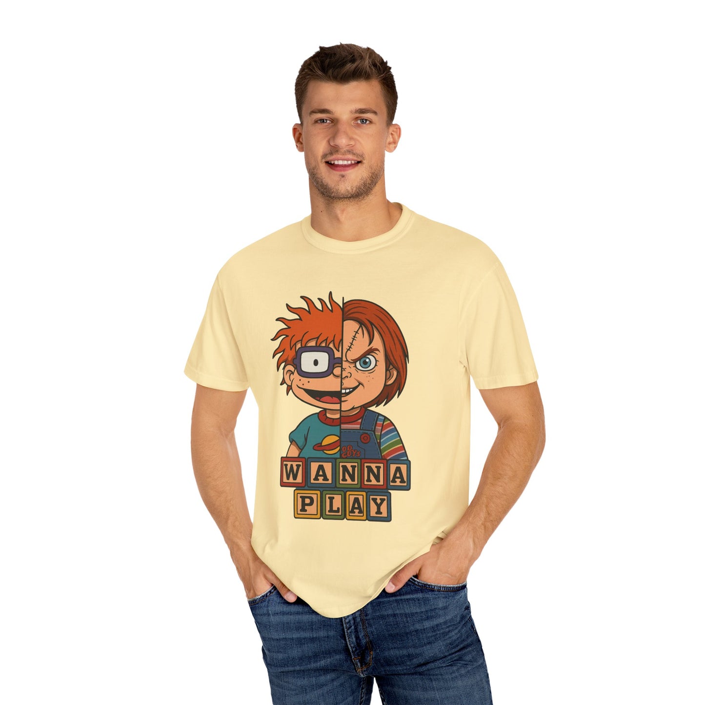 Two Faced Halloween Chucky-Inspired Unisex T-Shirt