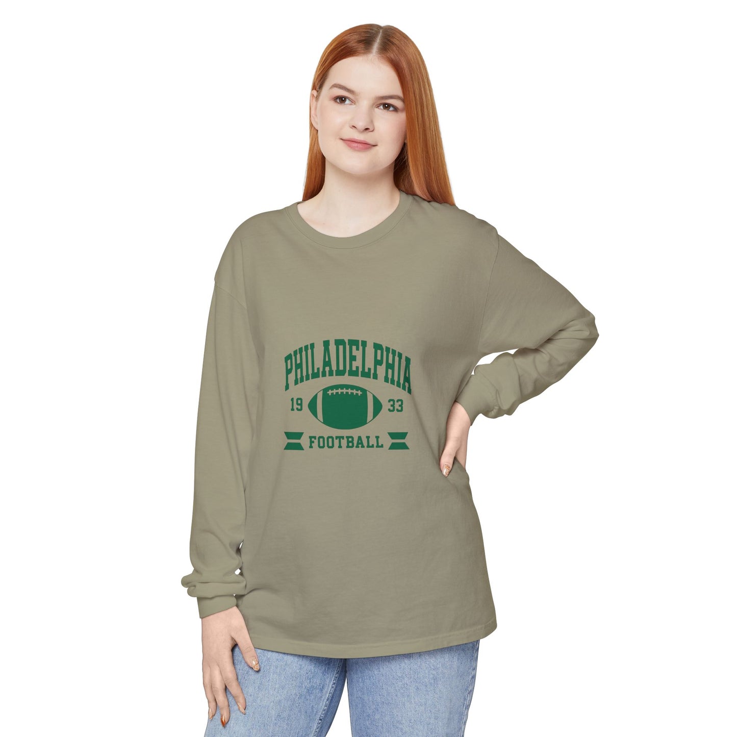 Vintage Philadelphia Football Long Sleeve T-Shirt