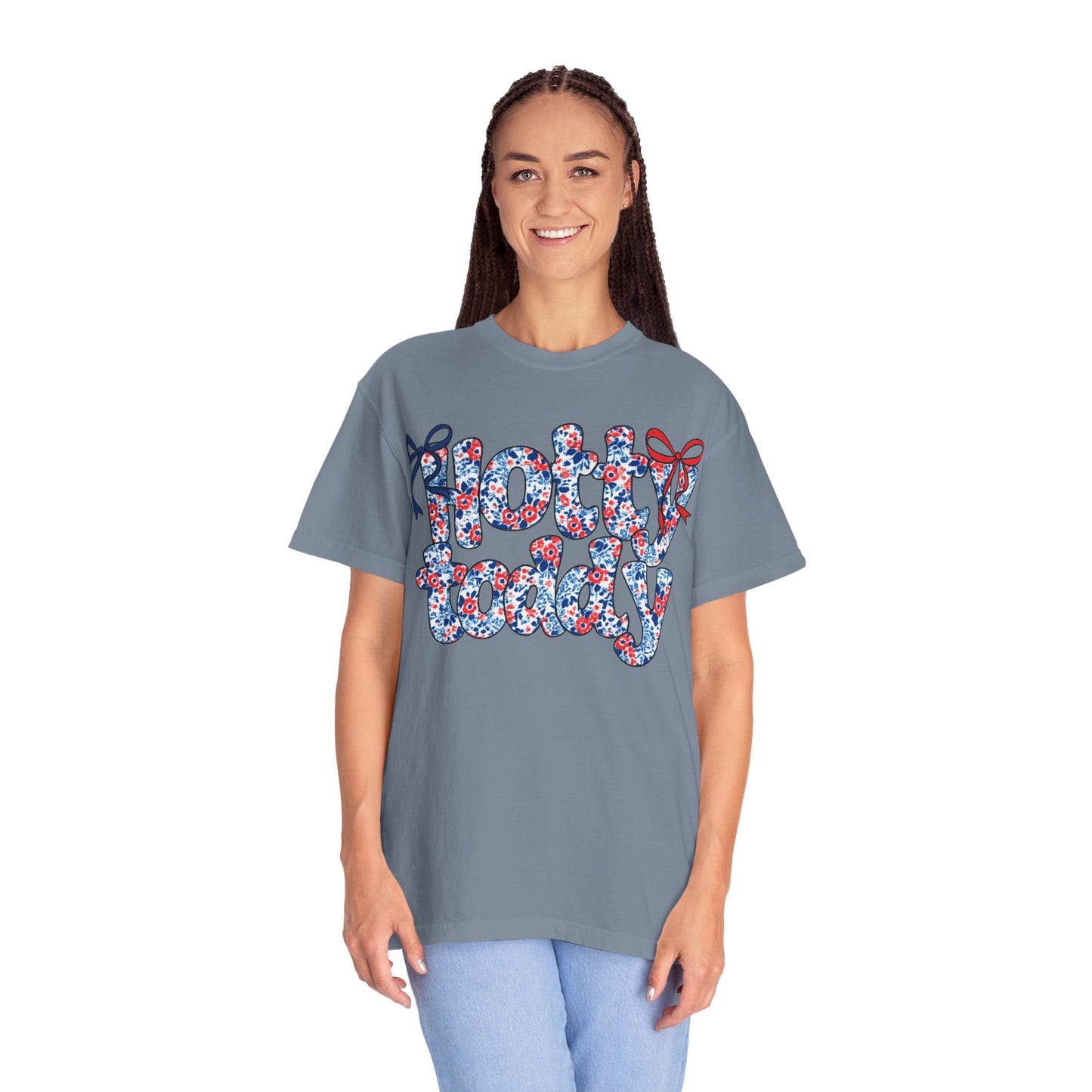 Floral Hotty Toddy Coquette Bow T-Shirt