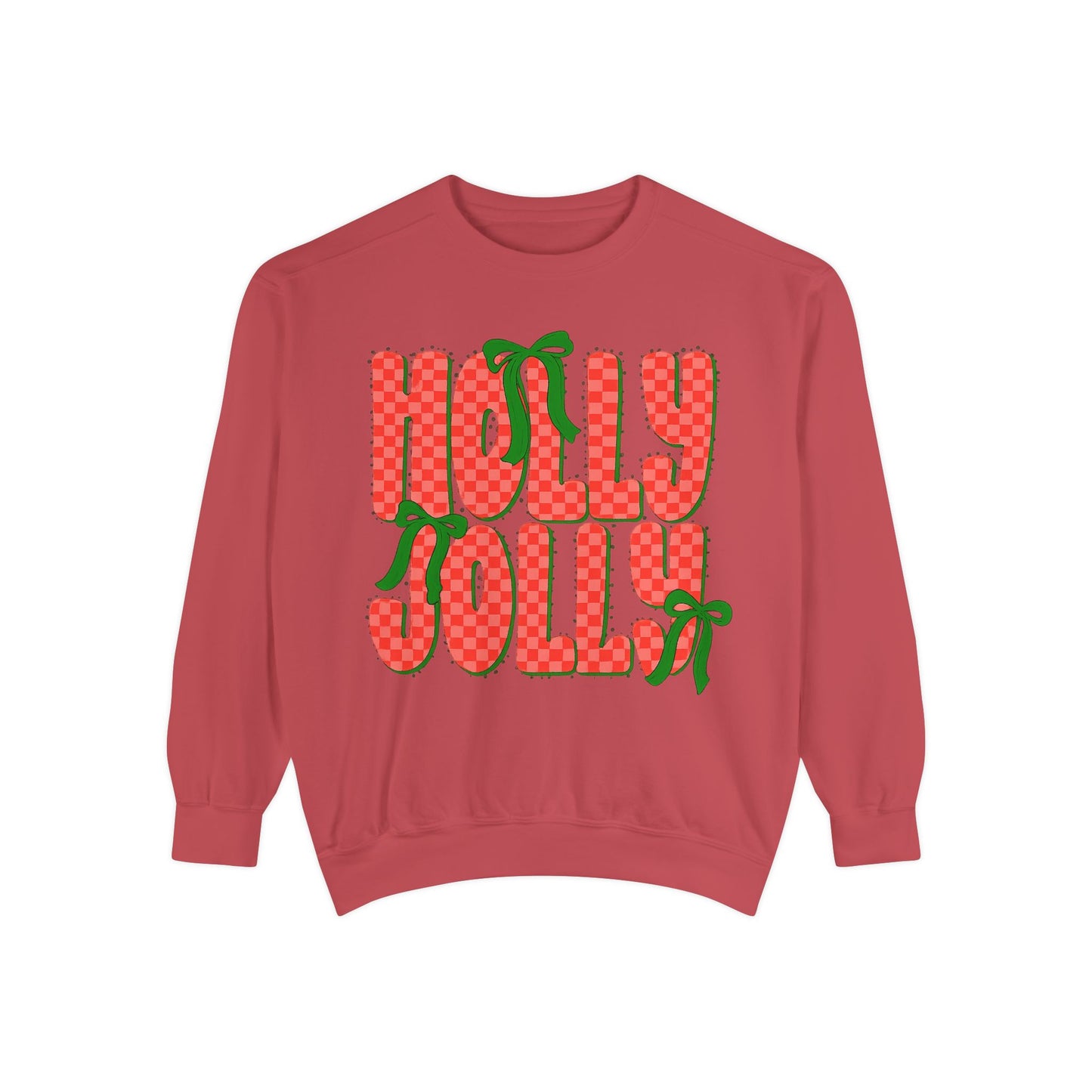 Holly Jolly Sweatshirt — Festive Christmas Holiday Pullover