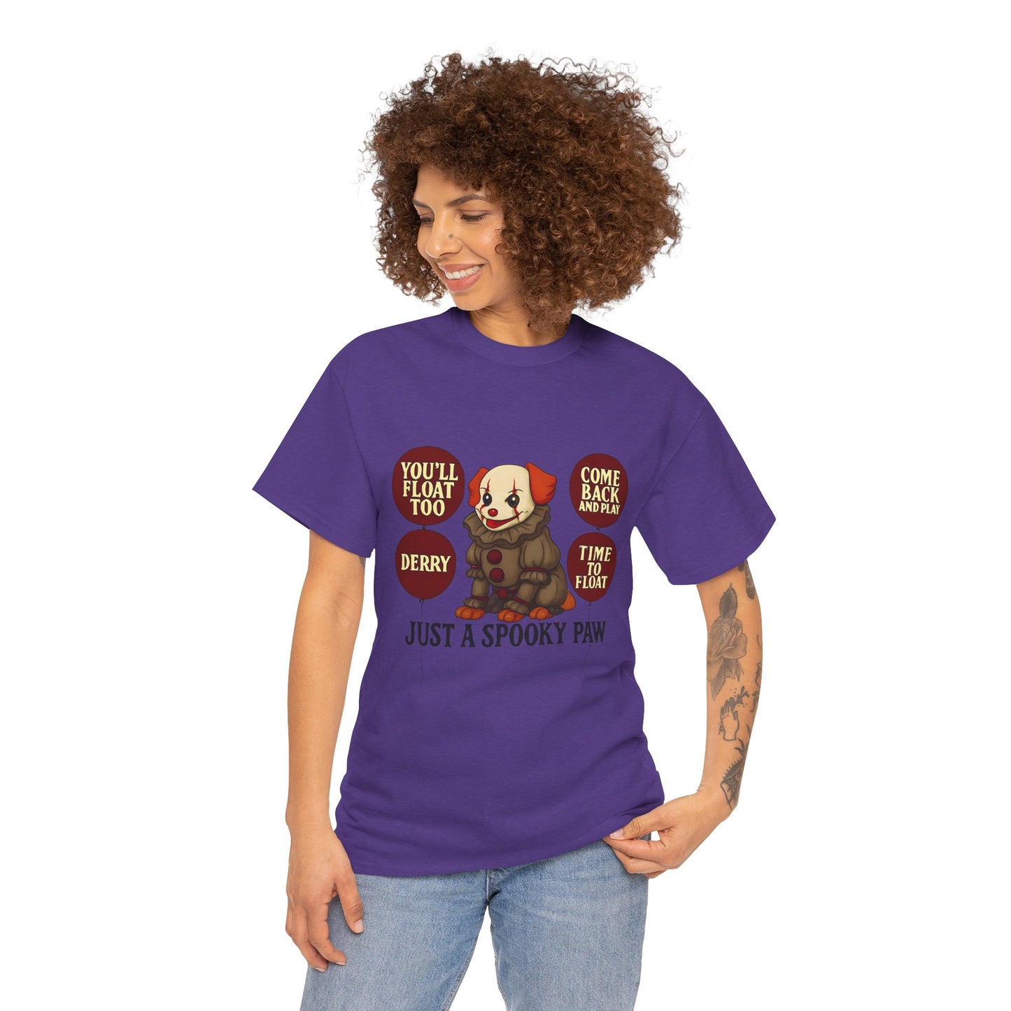 Spooky Dog Tee Clown Pup Pennywise