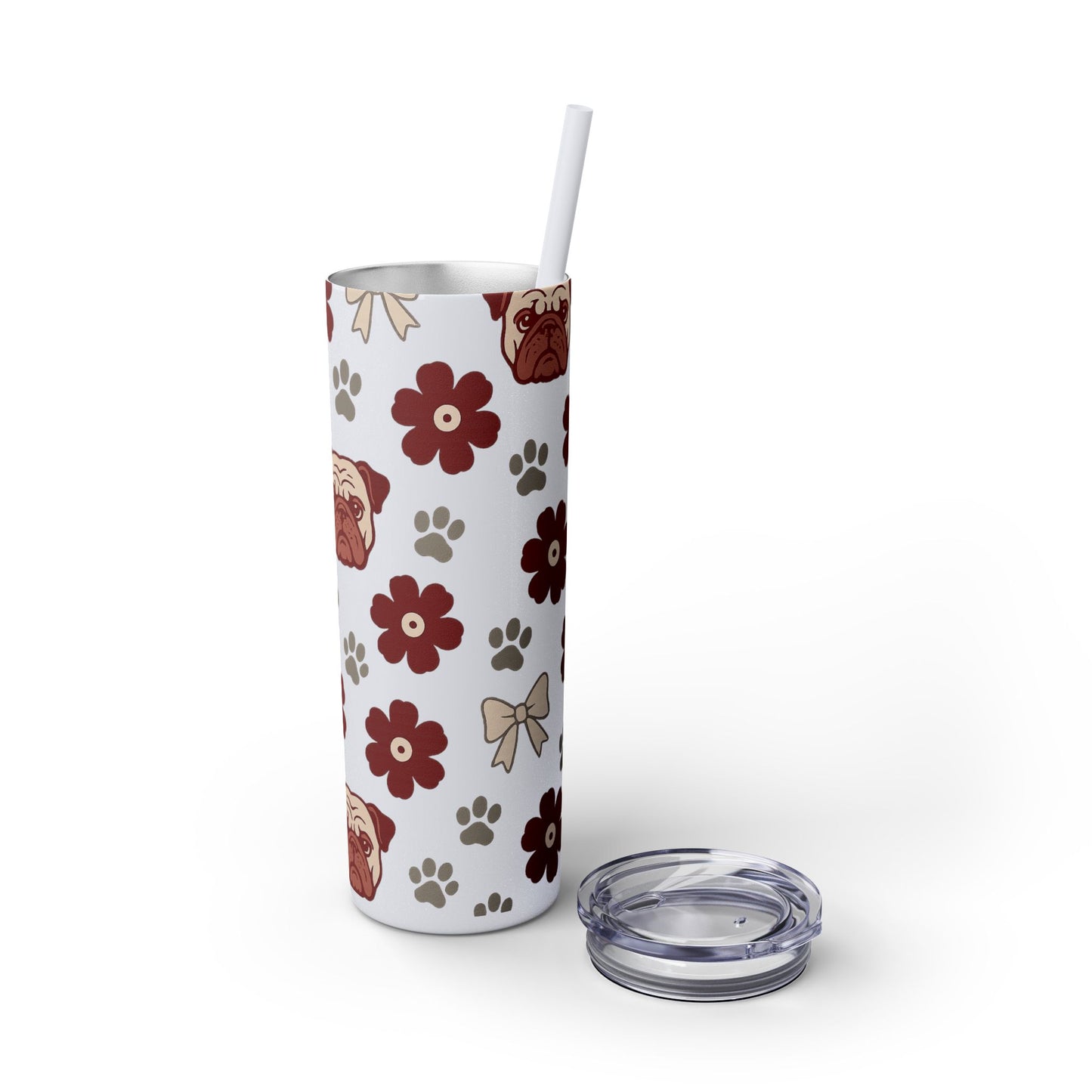 MS Bulldogs Skinny Tumbler, Graduation Gift, Mississippi Game Day, Go Dogs, Starkville, MS.
