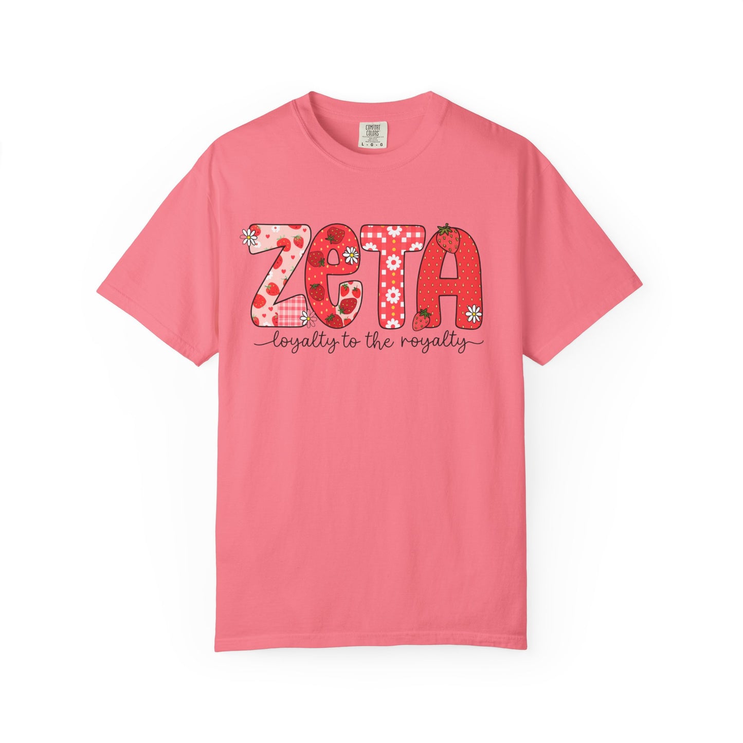 ZTALoyalty T-Shirt, Unisex Garment-Dyed Tee, Perfect for Sorority Events, Greek Life Apparel, Custom Festive Shirt, Everyday Casual Wear