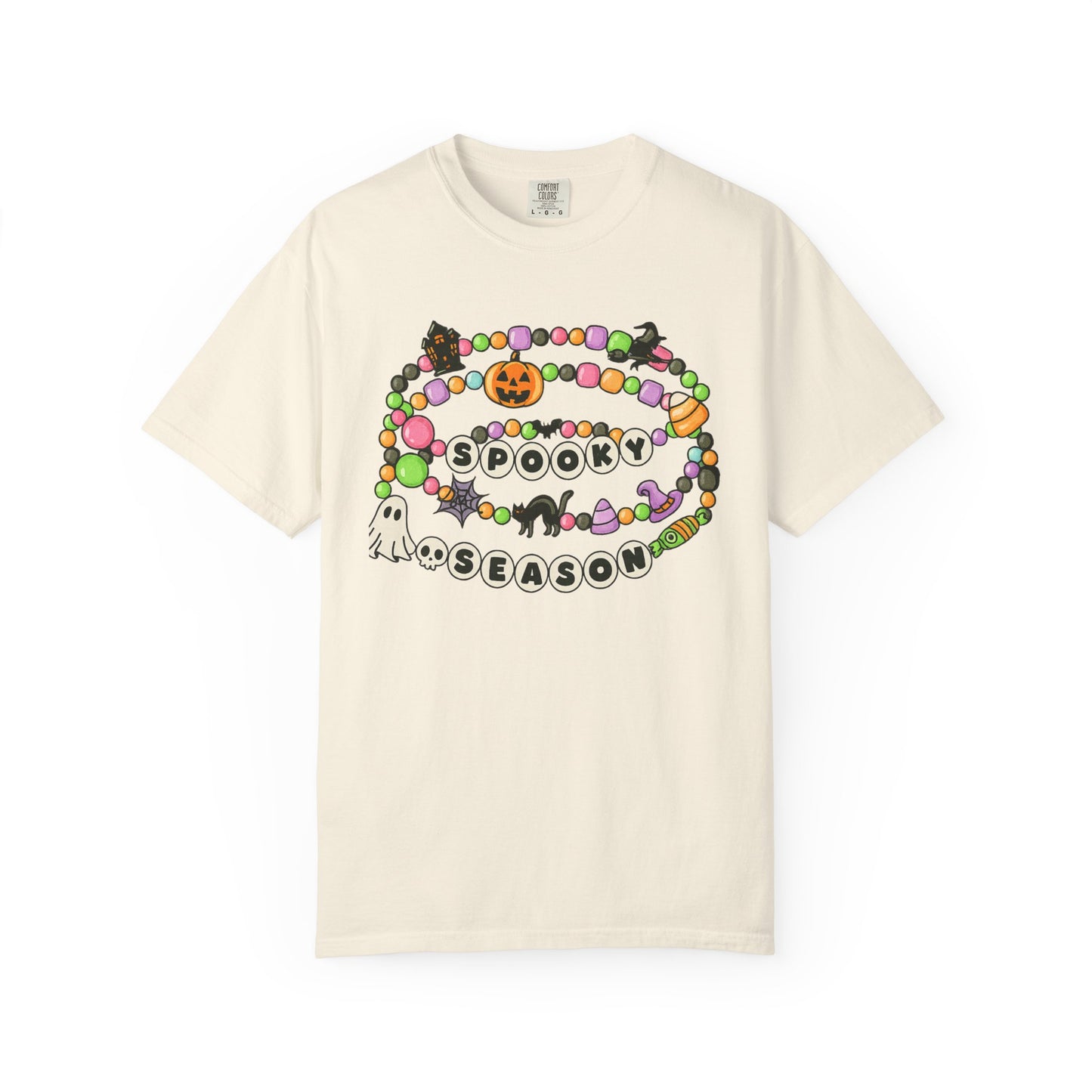 Spooky Season Friendship Bracelet T-shirt | Halloween Fun, Unisex Tee